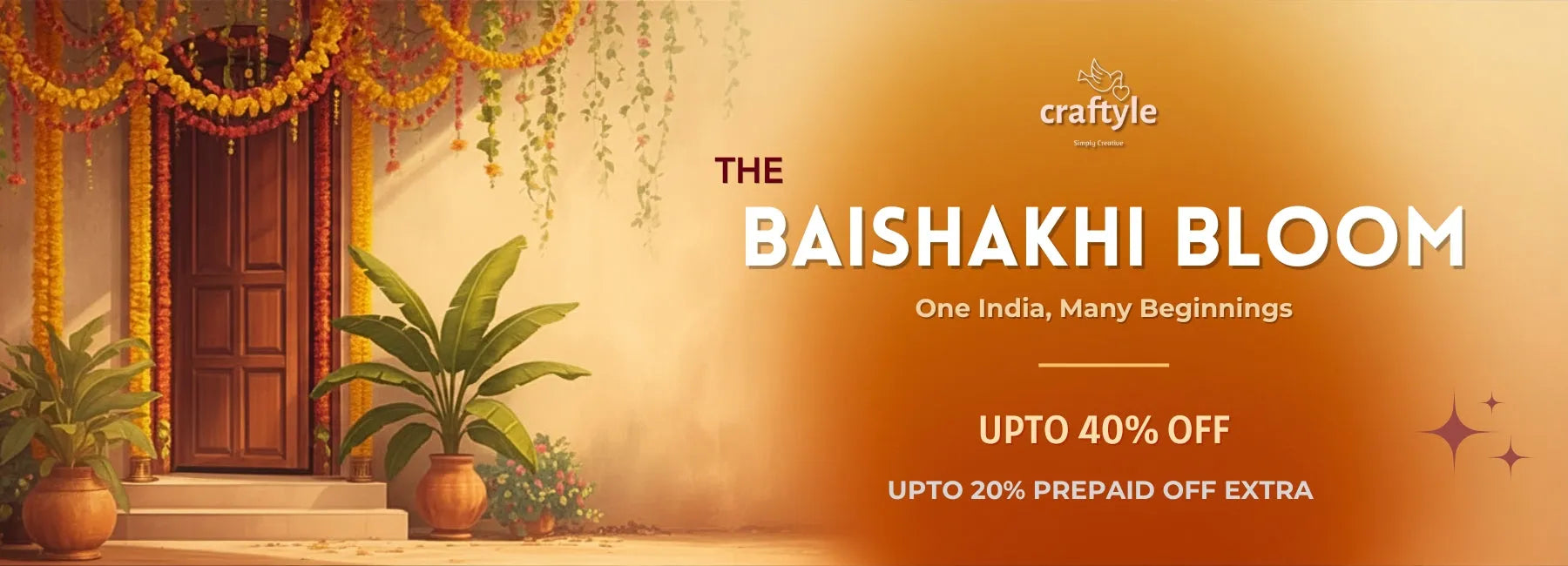 Baishakhi Summer Sale on Indian Ethnic Sarees and Mens Kurta