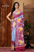 Fish artistry handcrafted batik pure cotton saree woman fish-patterned saree 1