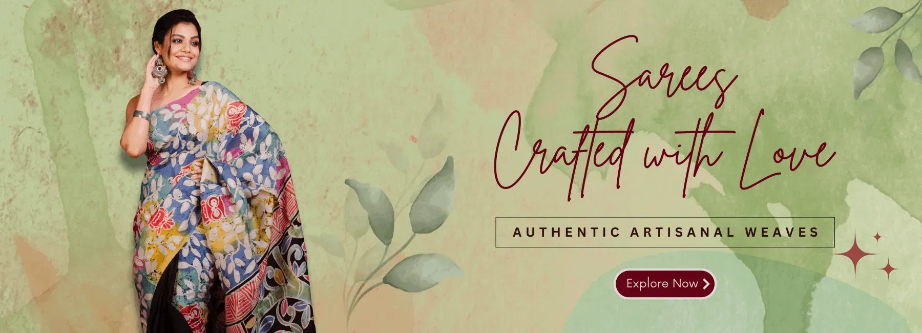 Sarees crafted with love