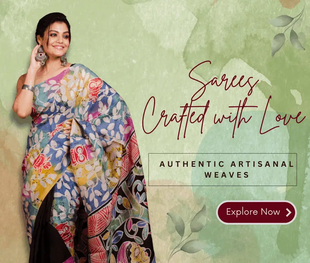 Woman wearing a colorful saree