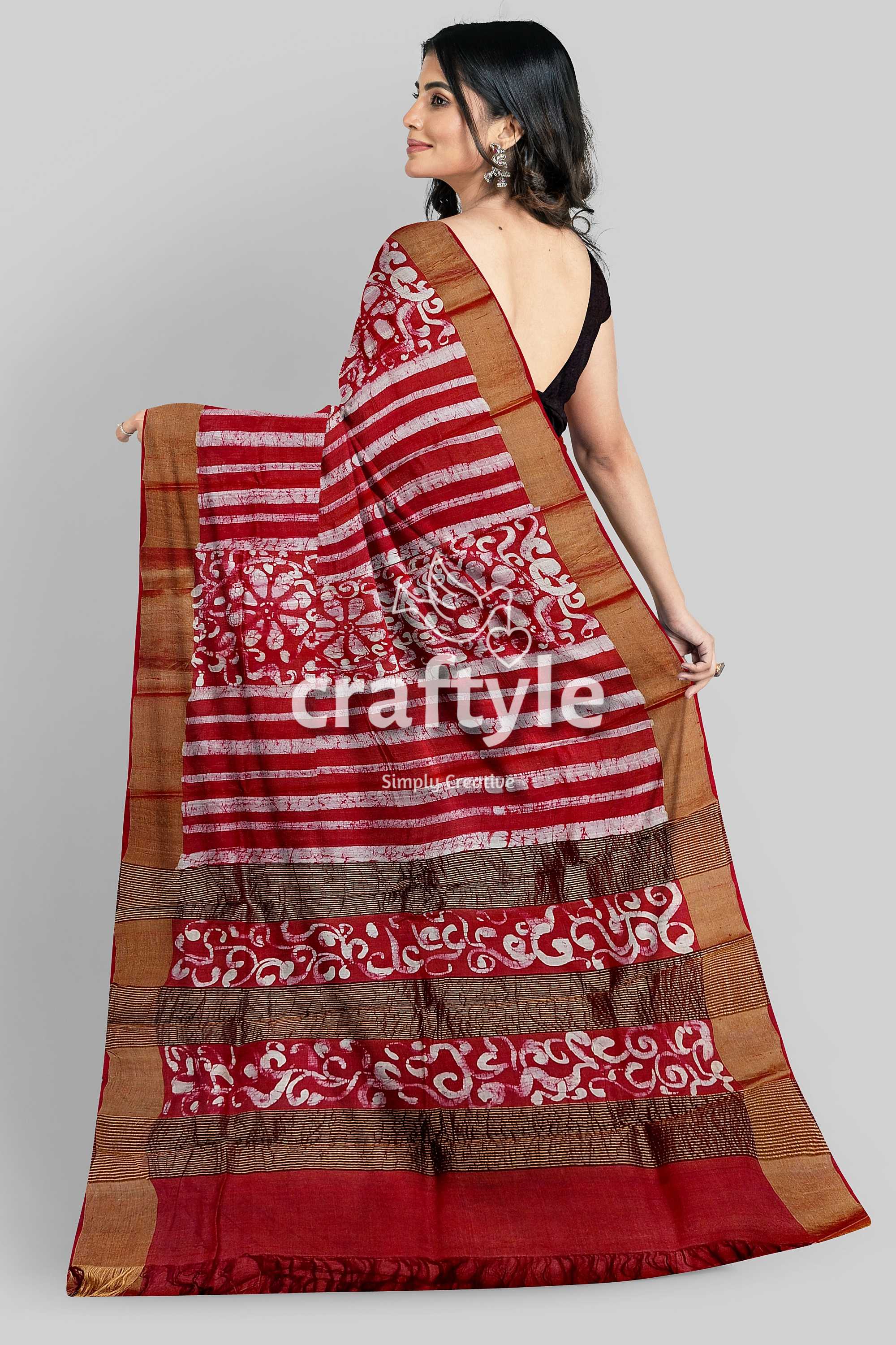 hand-batik-tussar-silk-saree-61