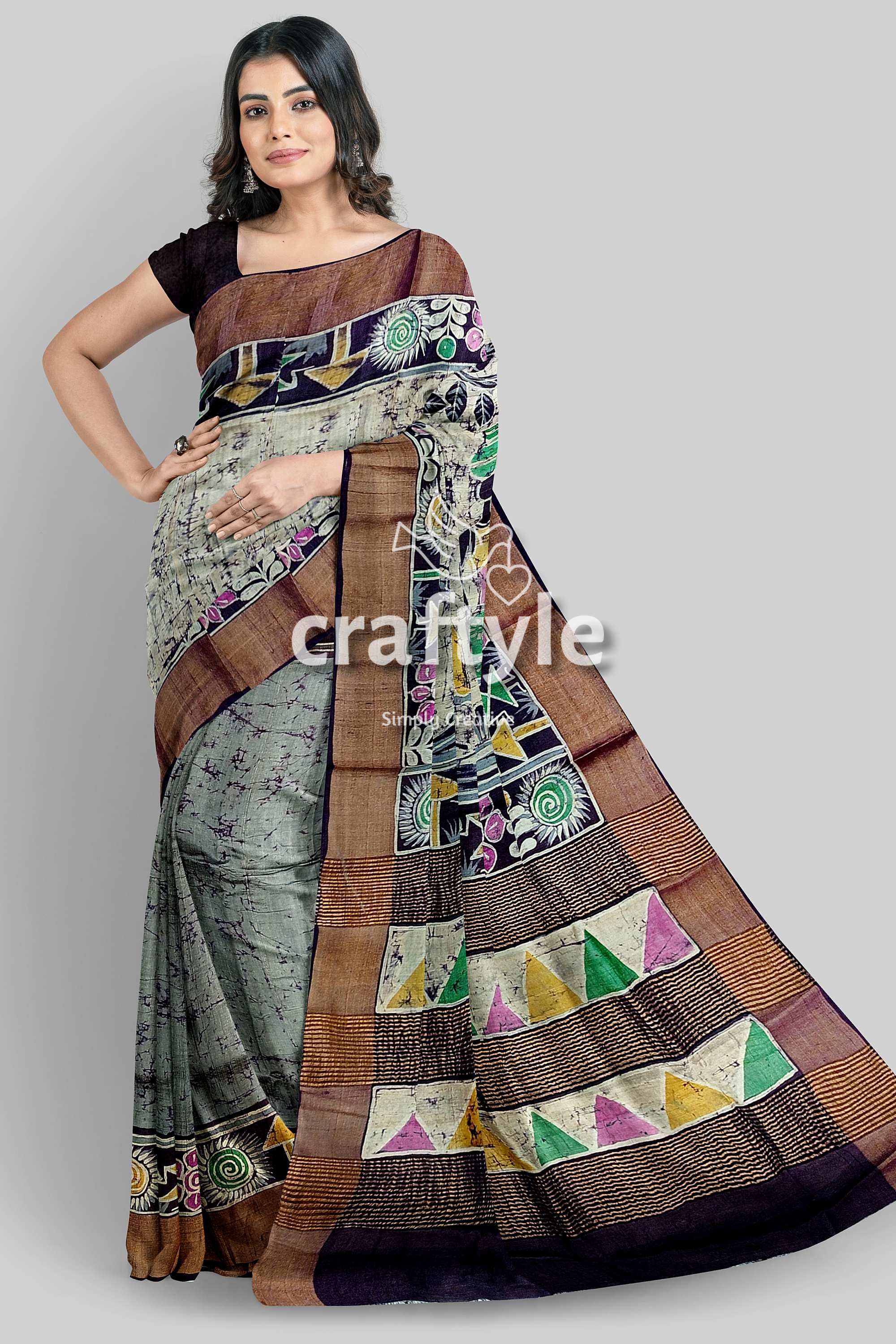hand-batik-tussar-silk-saree-62