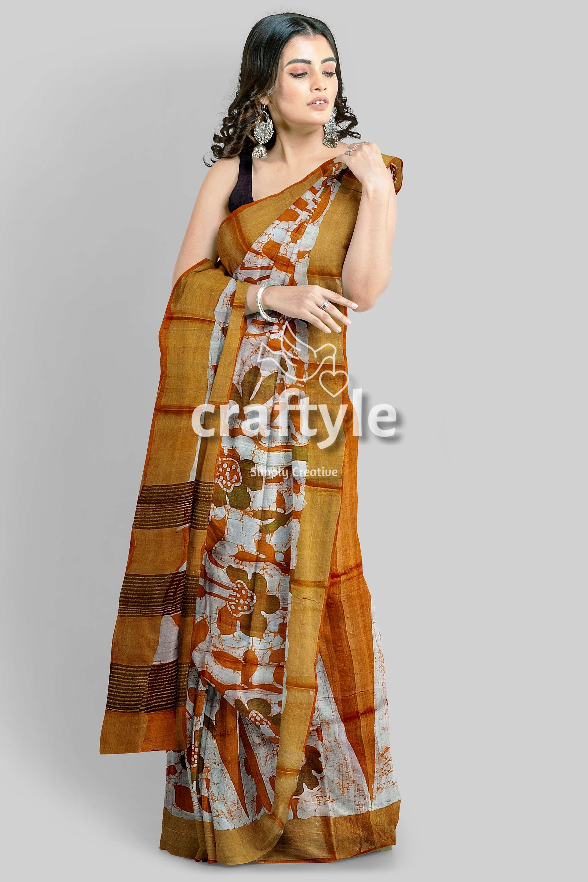 hand-batik-tussar-silk-saree-65