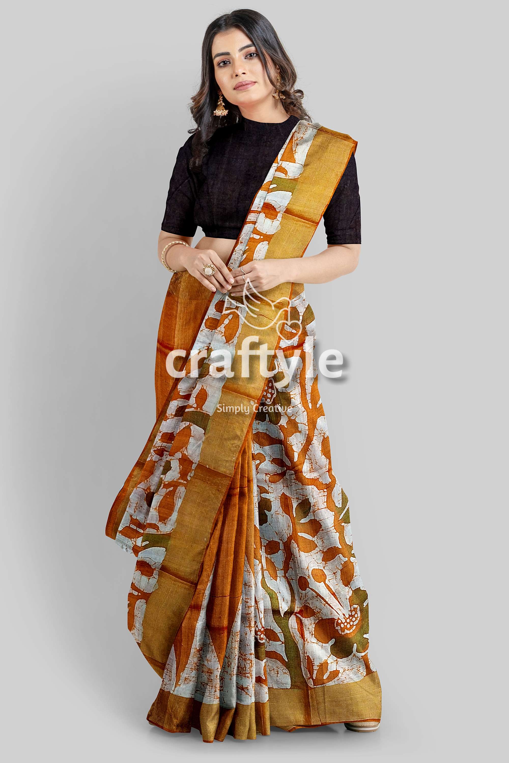 hand-batik-tussar-silk-saree-65