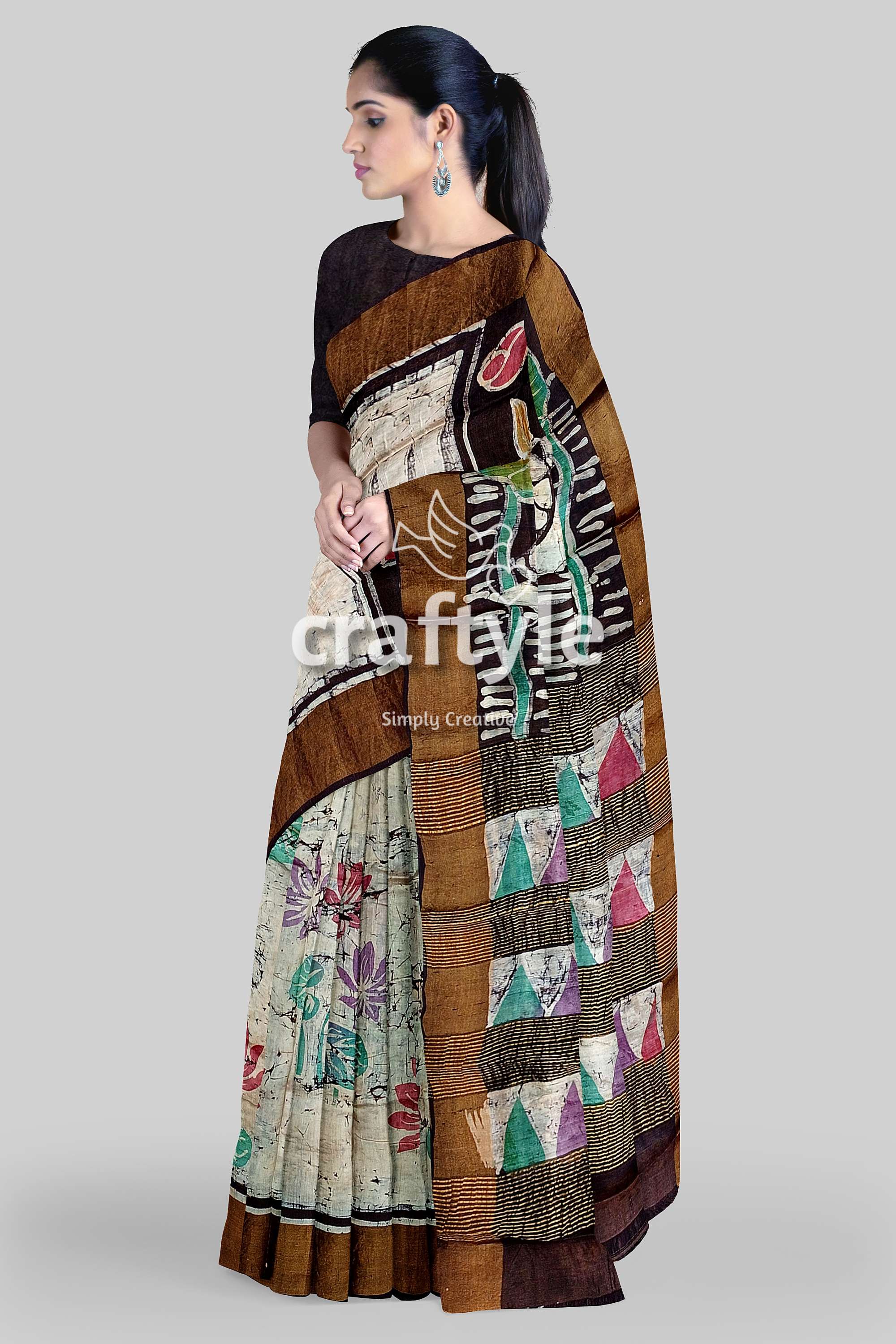 hand-batik-tussar-silk-saree-66