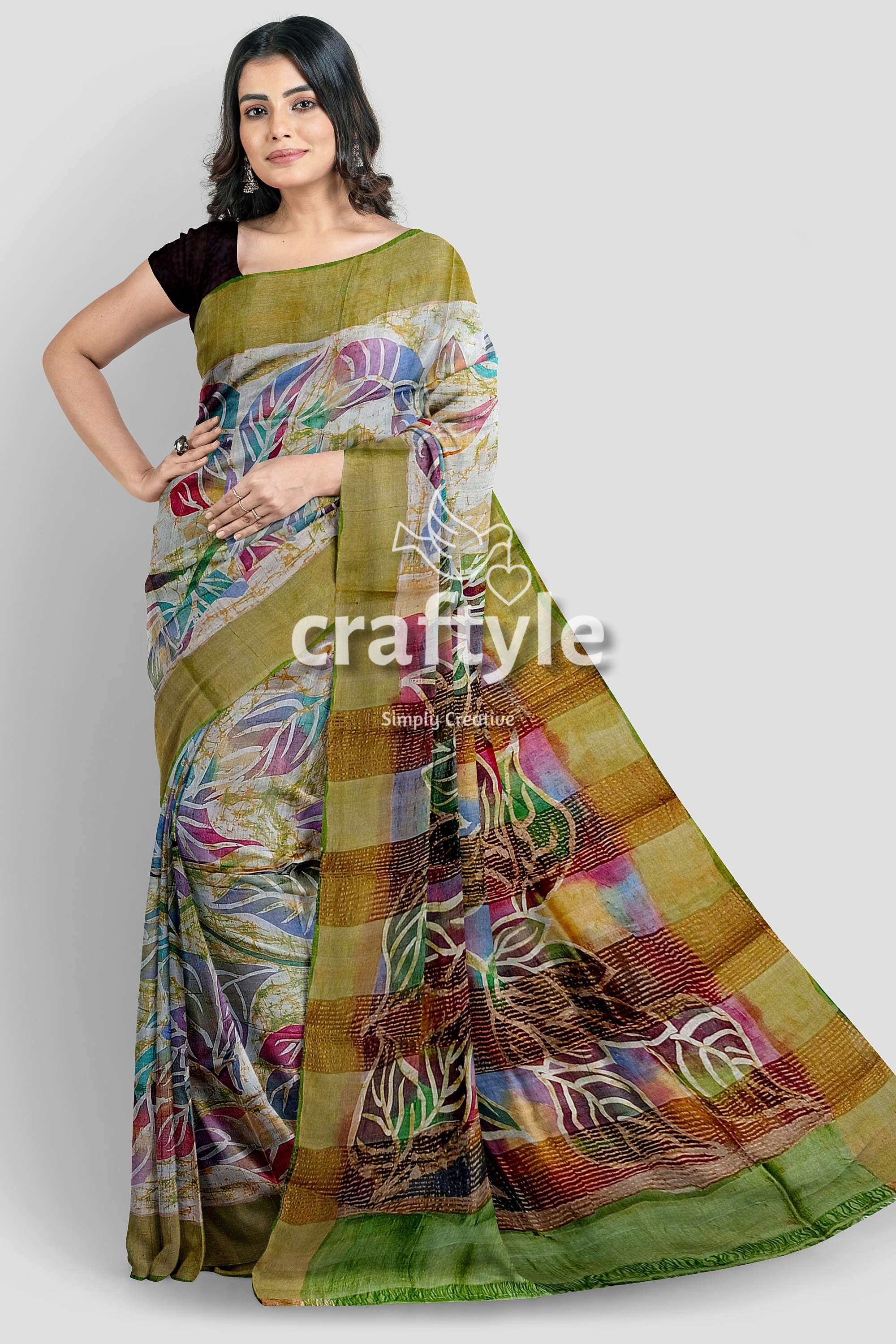 hand-batik-tussar-silk-saree-68
