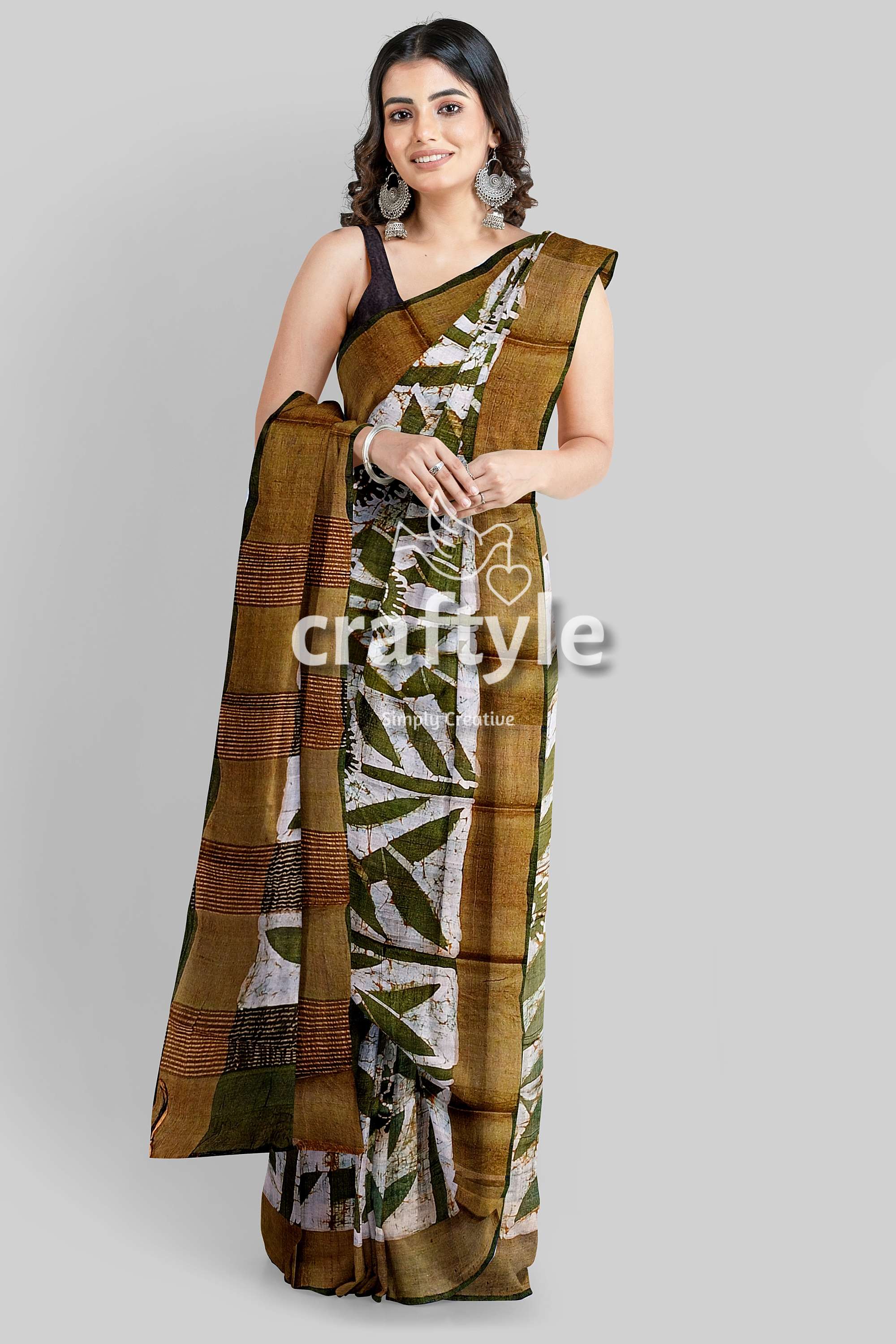hand-batik-tussar-silk-saree-70