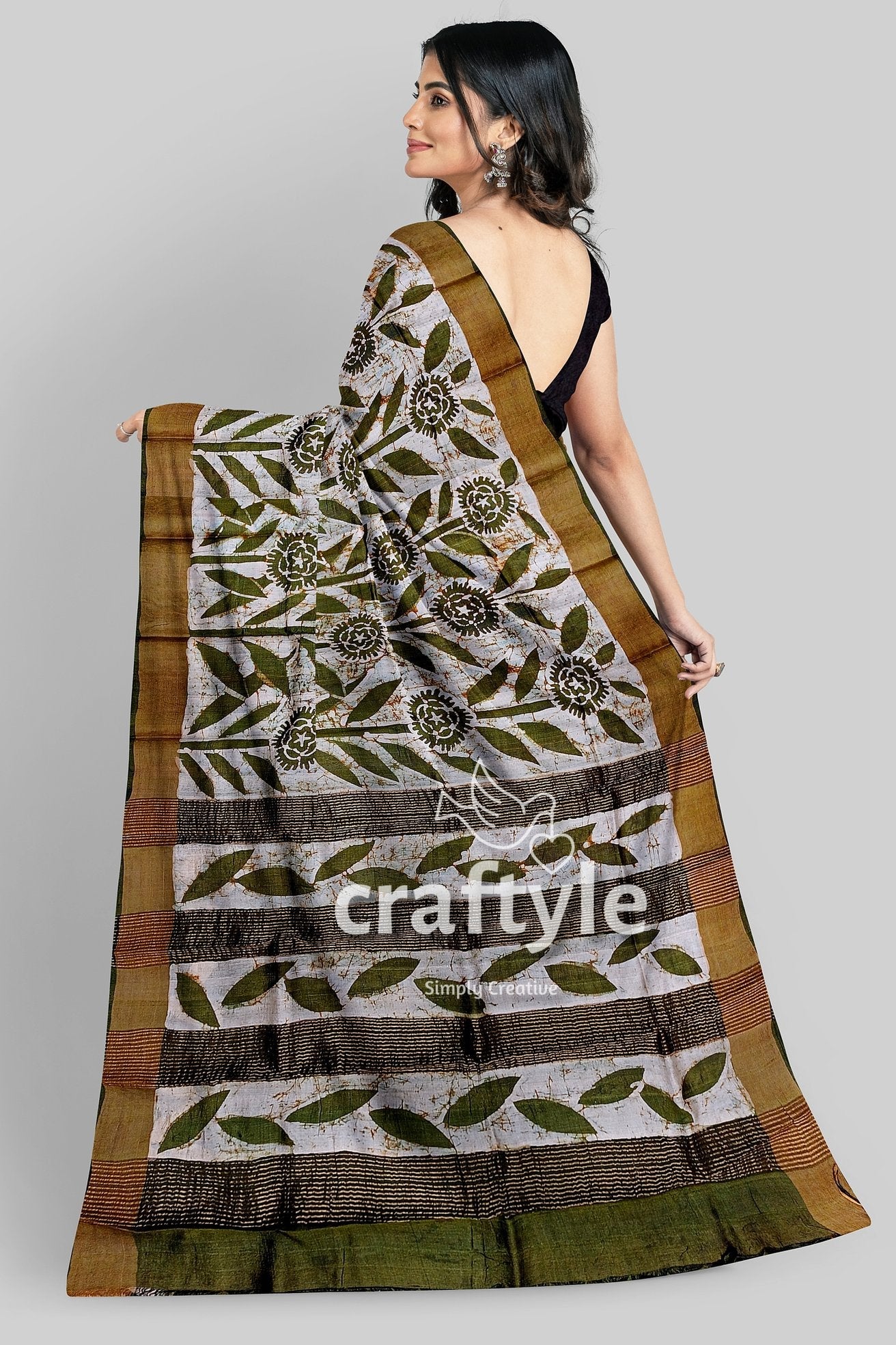 hand-batik-tussar-silk-saree-70