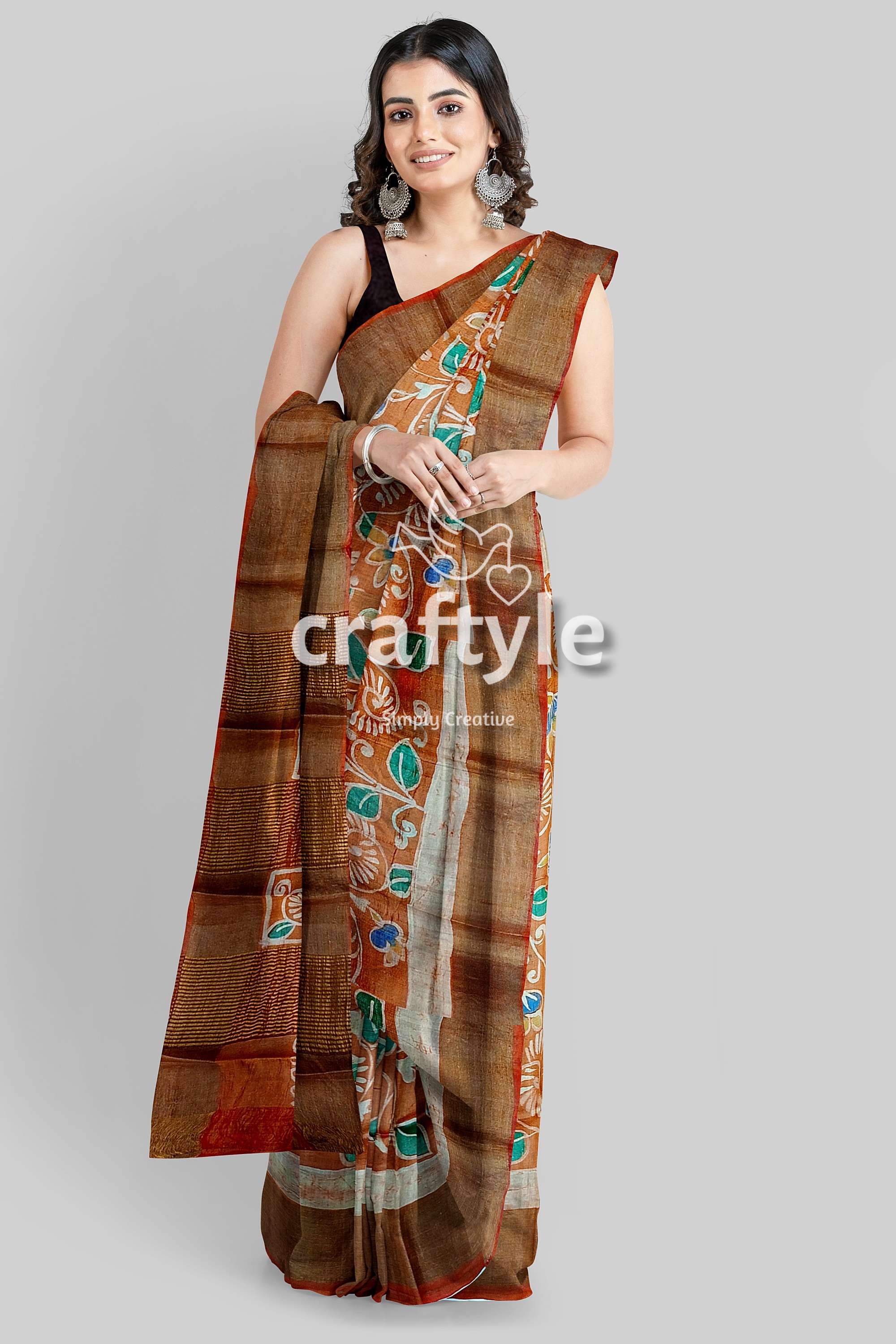hand-batik-tussar-silk-saree-72
