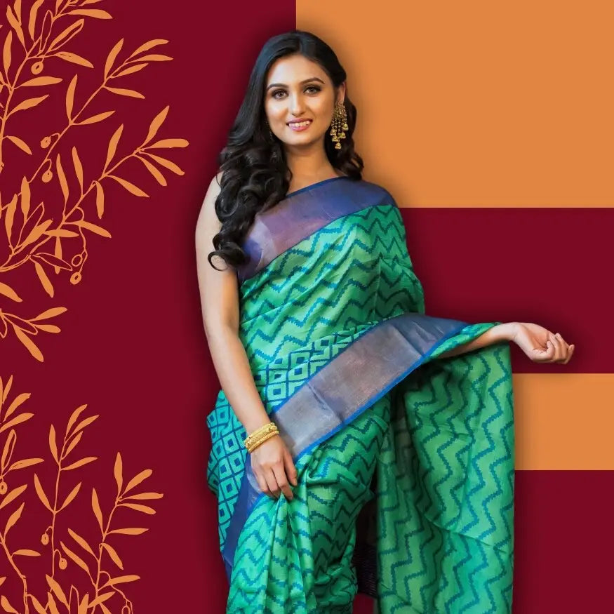 Block Print Sarees