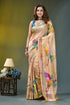 Champagne gold heron design silk kantha work saree beige silk saree adorned vibrant 1