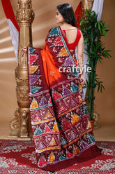 Exclusive Pure Cotton Batik Saree-Craftyle