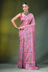 Exclusive shakuntala design silk kantha saree in dusty pink adorned colorful 1