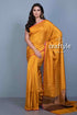 Honey Yellow Paithani Silk Saree with Blouse Piece - Craftyle