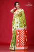 May Green Intricate Jamdani Saree-Craftyle