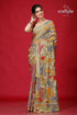 Moss Green Dual Tone Exclusive Kantha Silk Saree-Craftyle