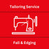 Tailoring services red machine icon white thread 1