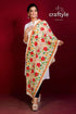 Tussar Silk Embroidered Kantha Stole - Craftyle