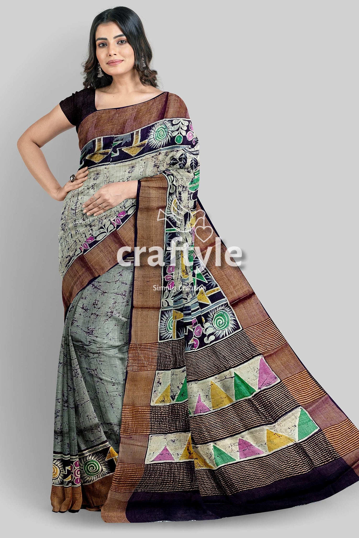 hand-batik-tussar-silk-saree-62