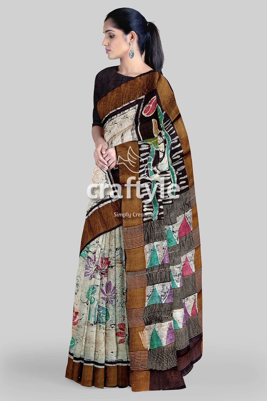 hand-batik-tussar-silk-saree-66