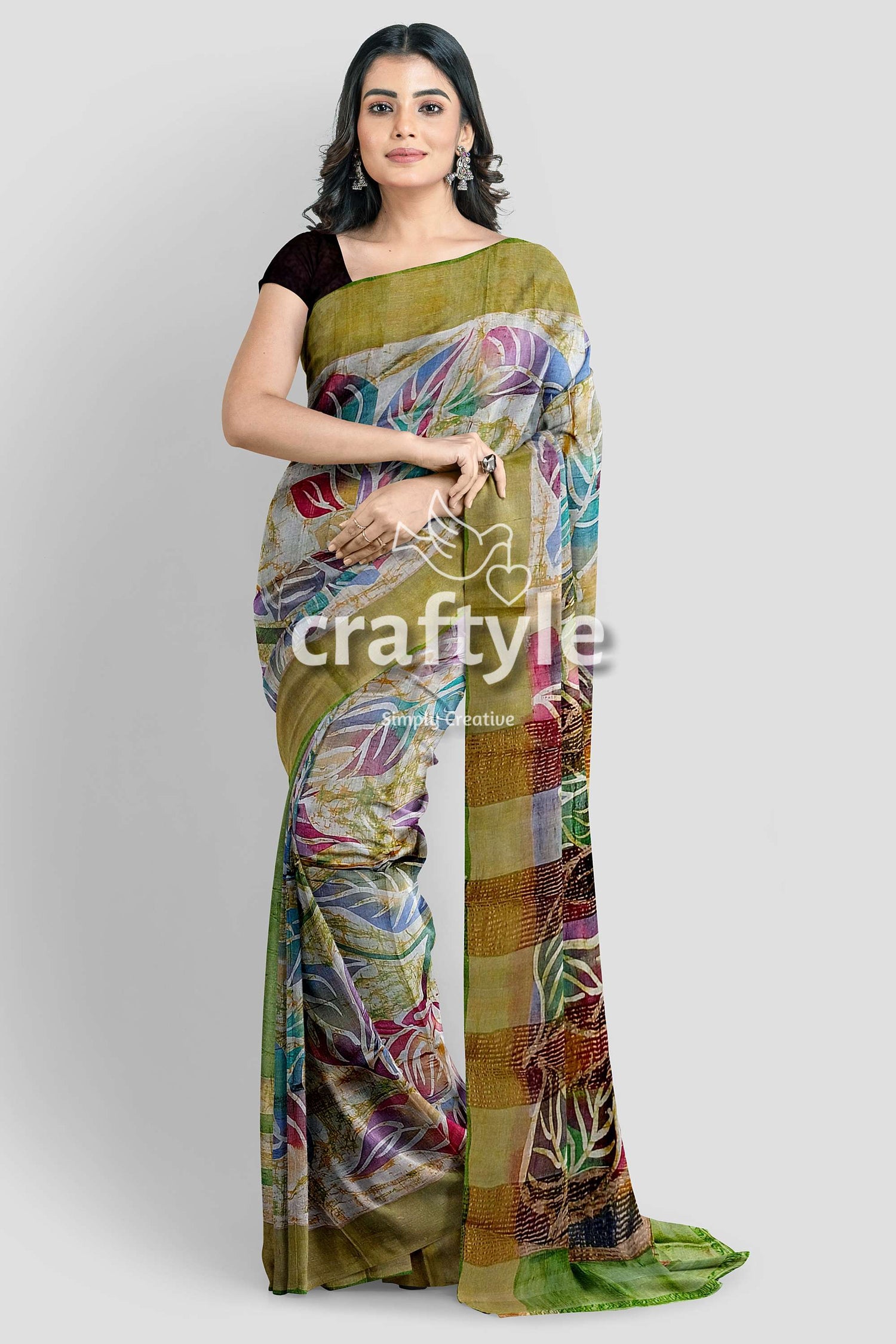 hand-batik-tussar-silk-saree-68