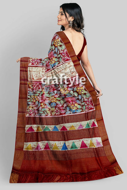 hand-batik-tussar-silk-saree-69