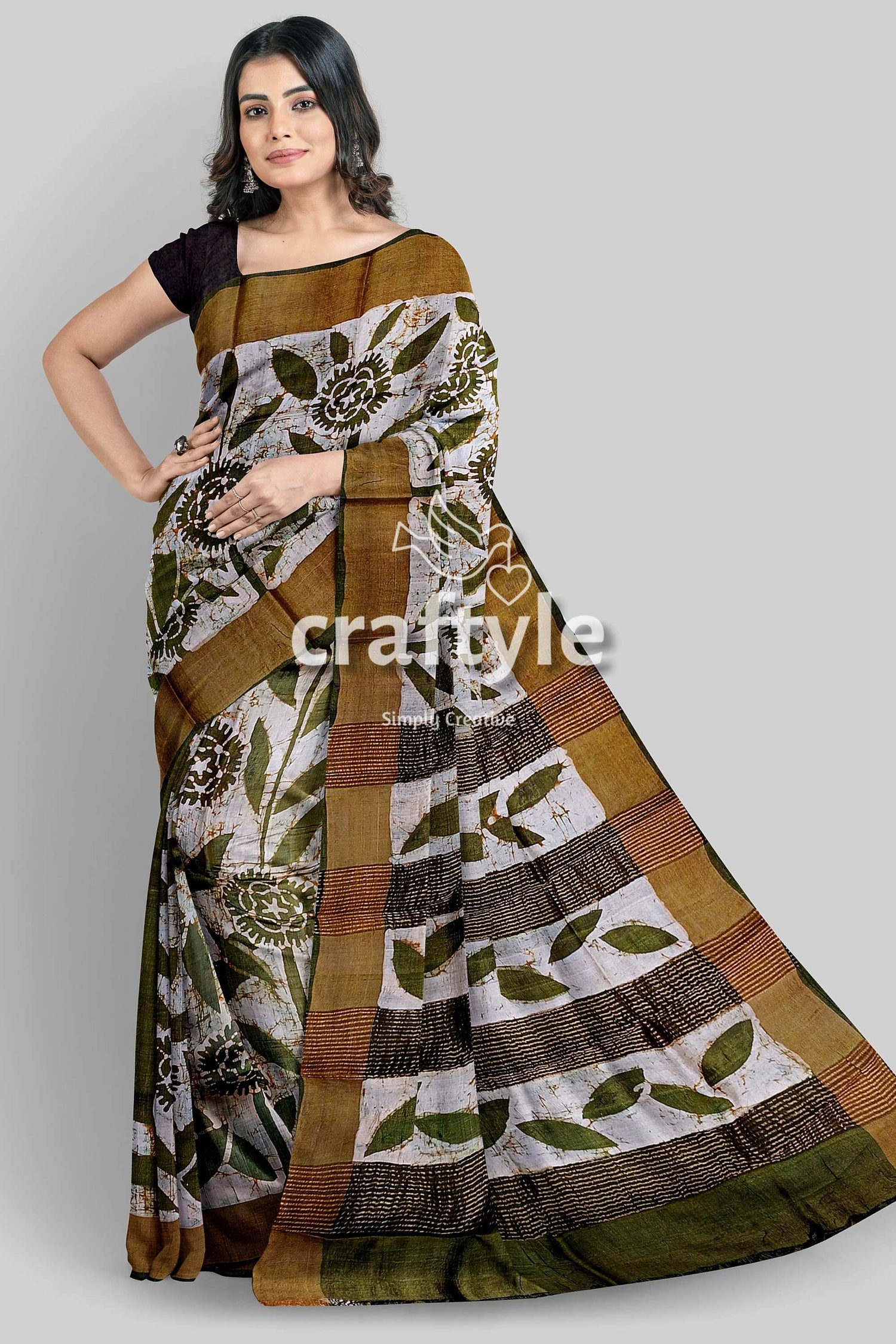 hand-batik-tussar-silk-saree-70