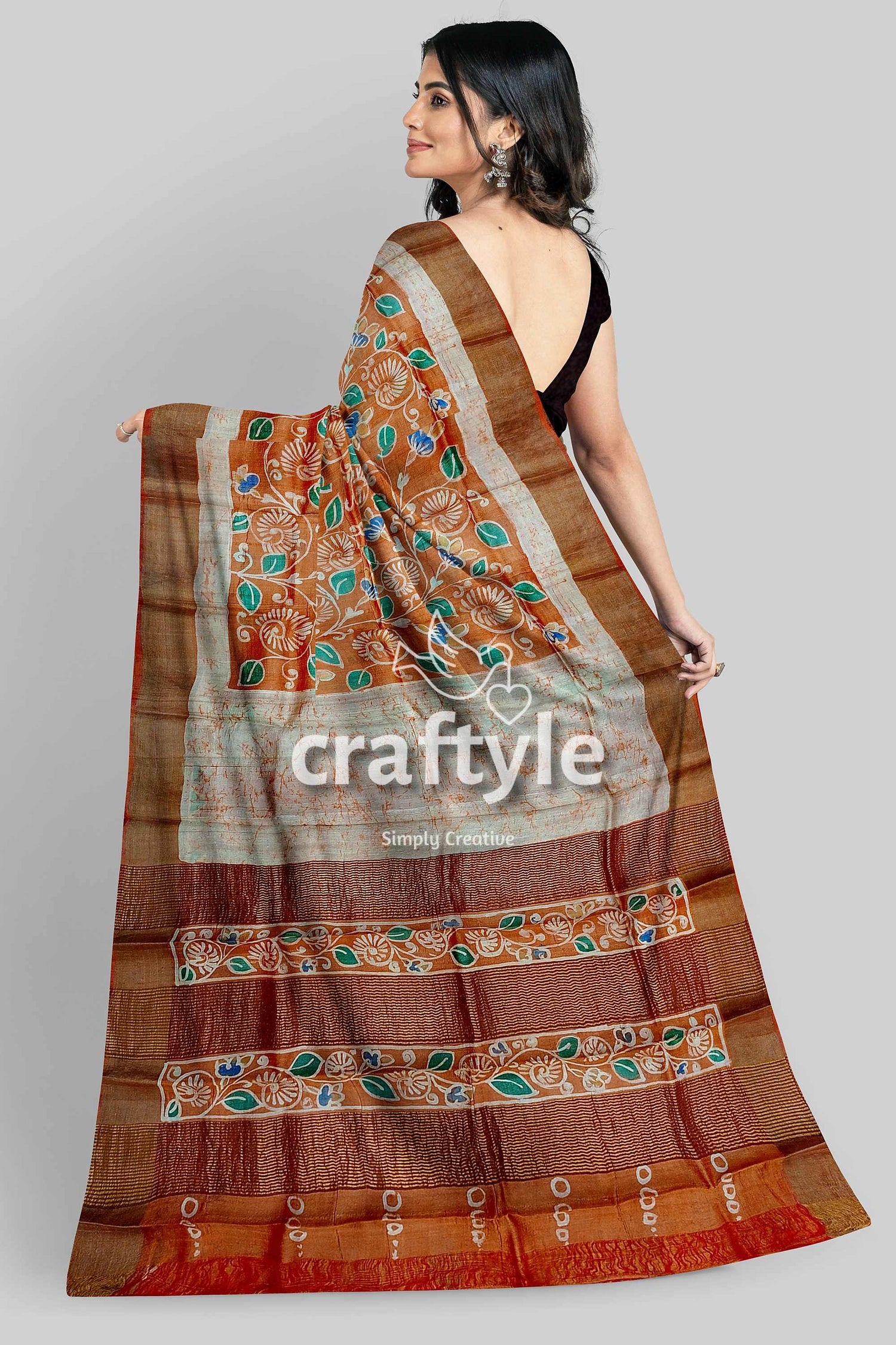 hand-batik-tussar-silk-saree-72